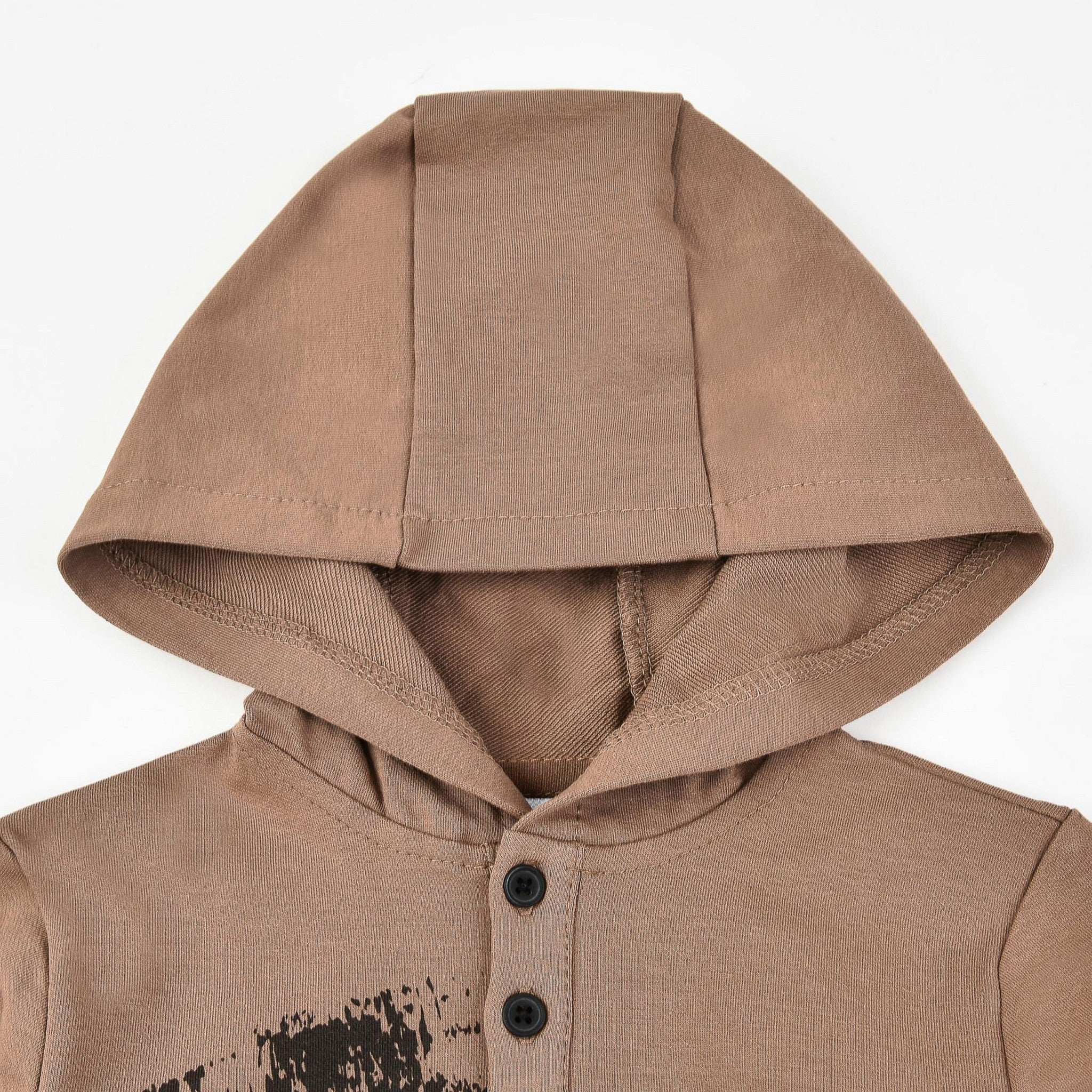 Brushed Effect Hoodie - Image 4