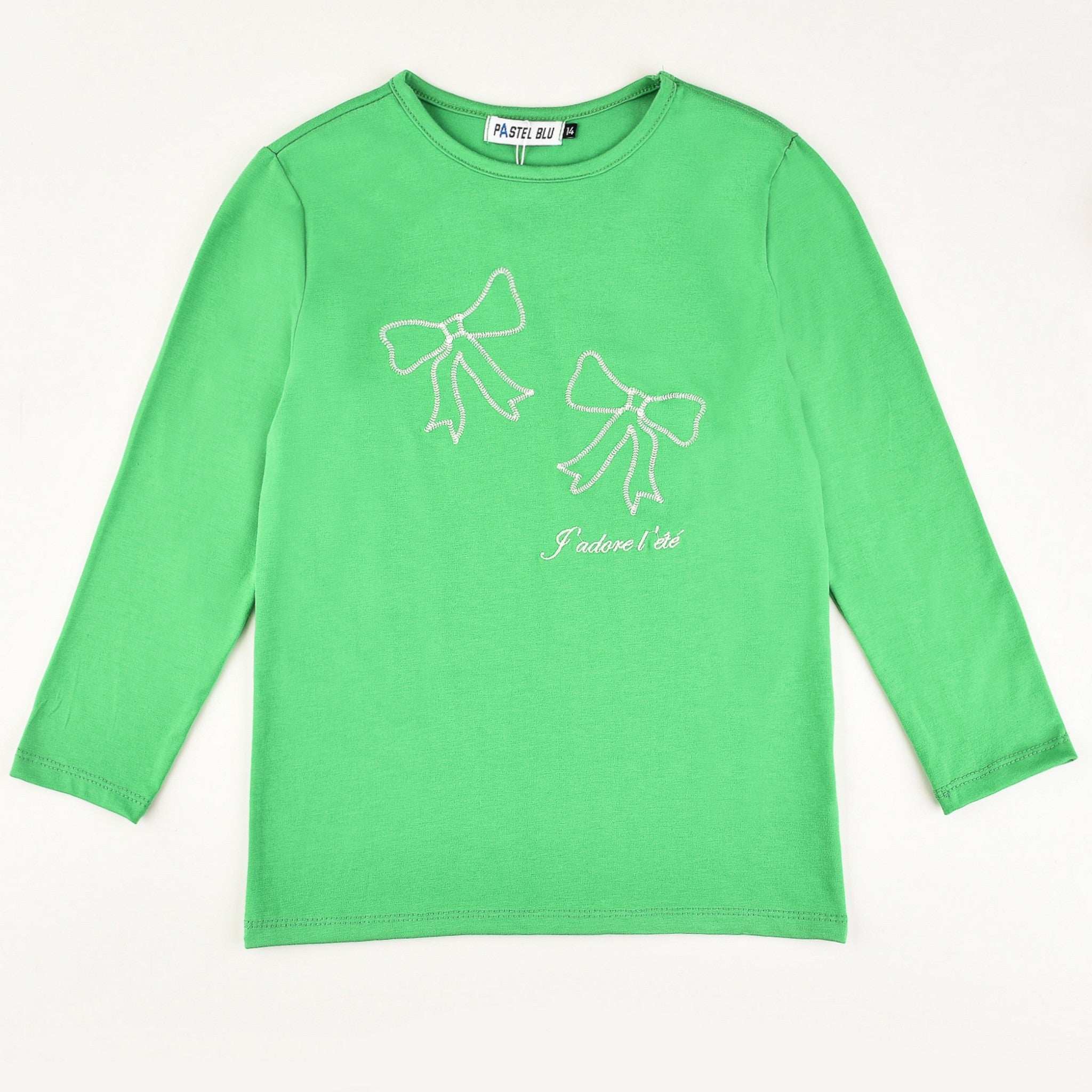 Girls Bow T-Shirt - Image 4