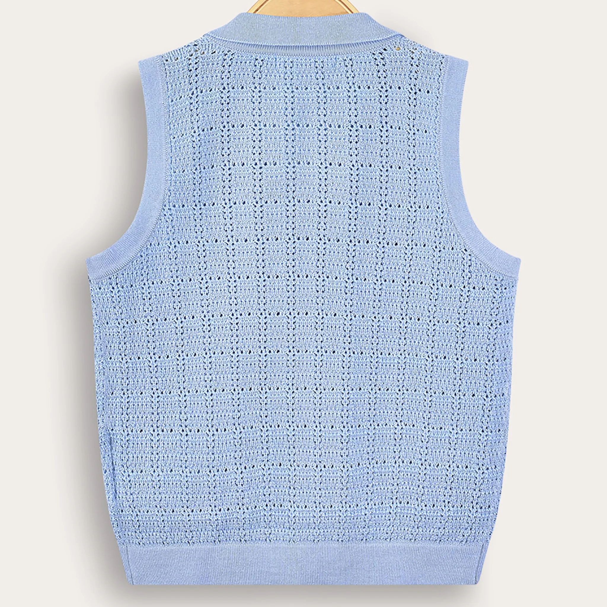 Crochet Knit Vest - Image 4