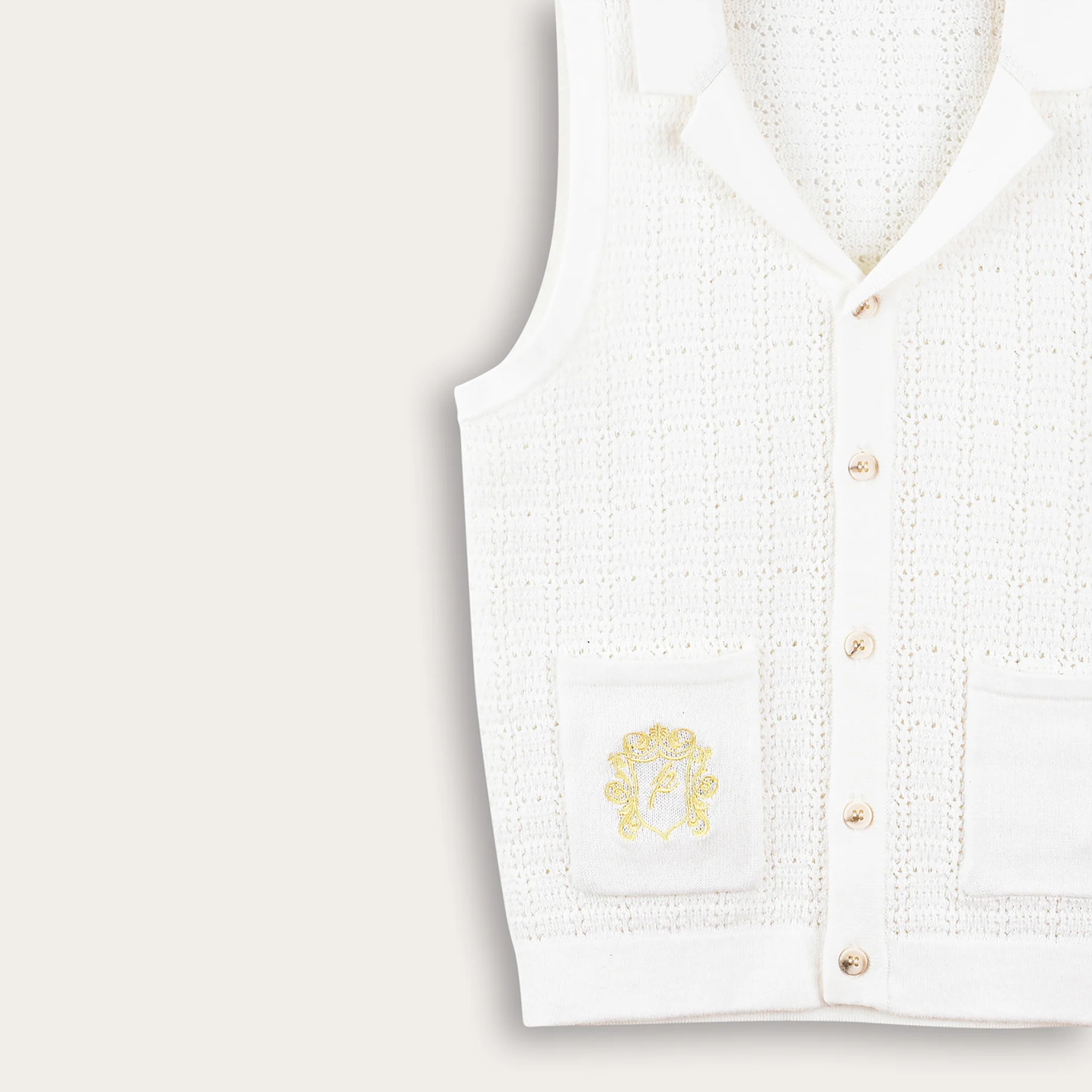 Crochet Knit Vest - Image 6