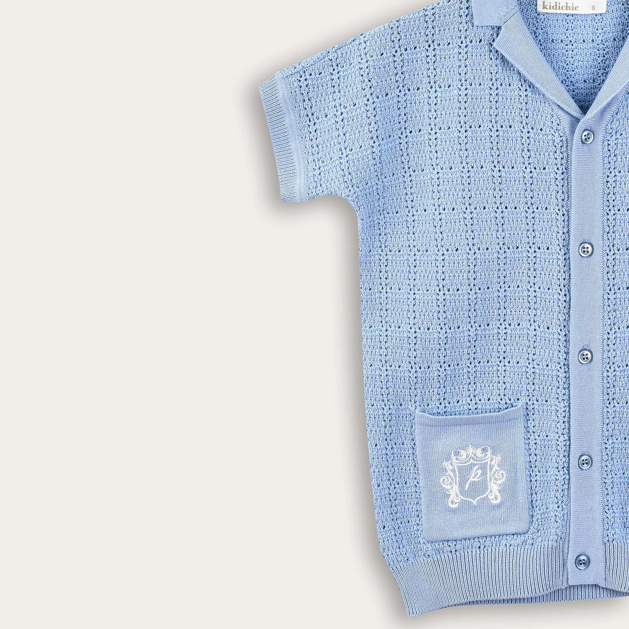 Crochet Knit Shirt - Image 4